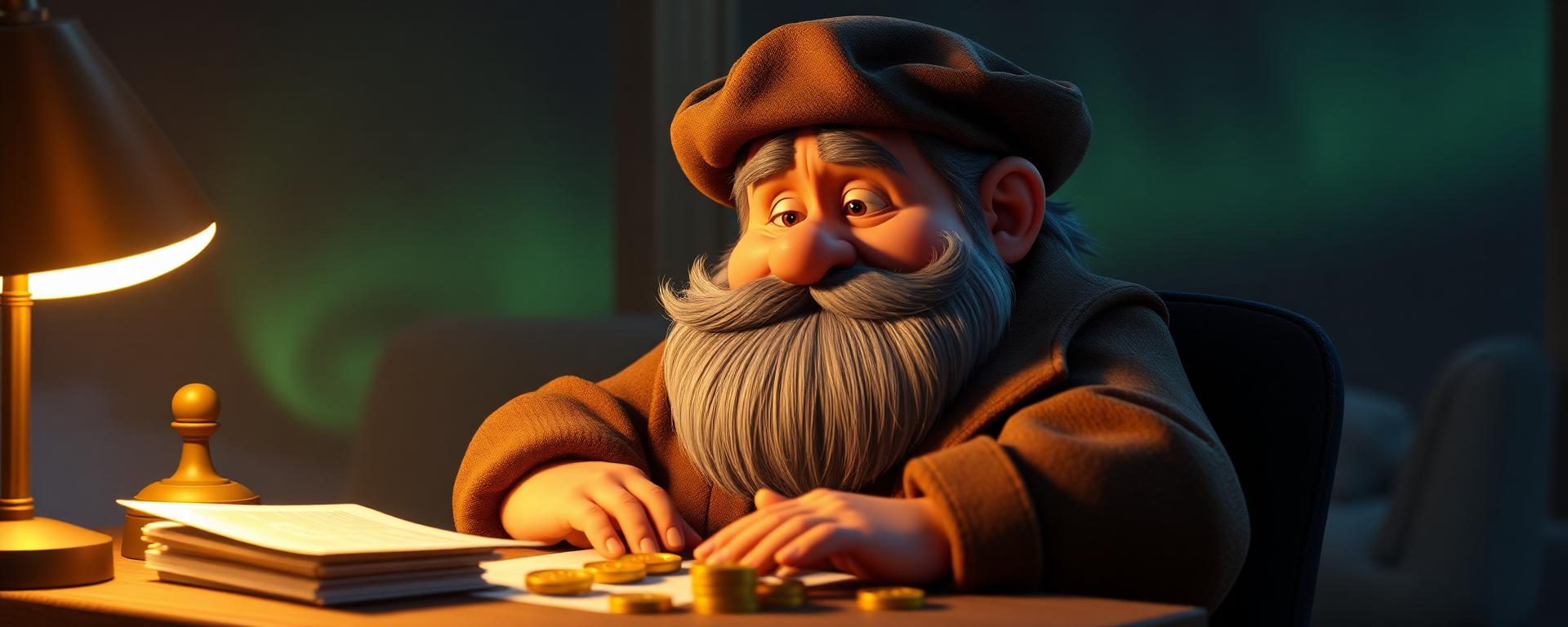 Voitto-maskotti tutkii veropapereita